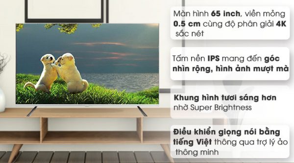 Smart Tivi Casper 4K 65 inch 65UG6000
